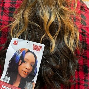 Women's Lace Front Wig - Black and Brown